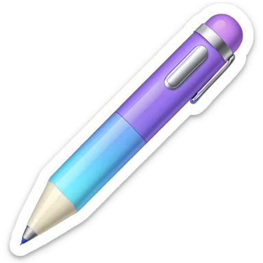 Depict a stylus or digital pen drawing colorful lines, suggesting creativity and UI/UX work. Include soft glowing accents or gentle motion to make it feel dynamic and exciting. Use soft blues, purples, and cream colors that complement the dark background. Style: modern, playful, and professional. sticker