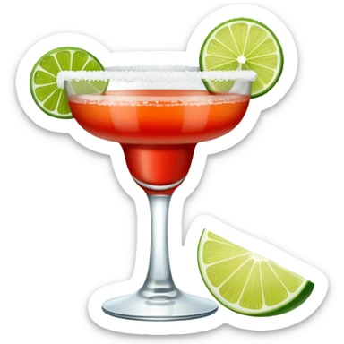 Spicy tajin rim mezcal margarita sticker