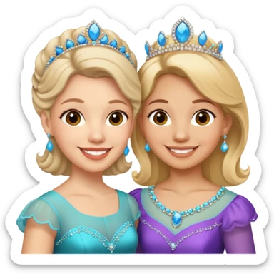 Madre y madrina por Quinceñera Party sticker