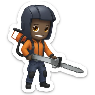 Makima chainsaw man sticker