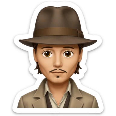 Johnny depp sticker