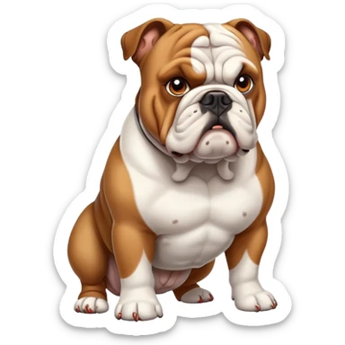 British bulldog sticker