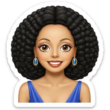 Diana Ross sticker