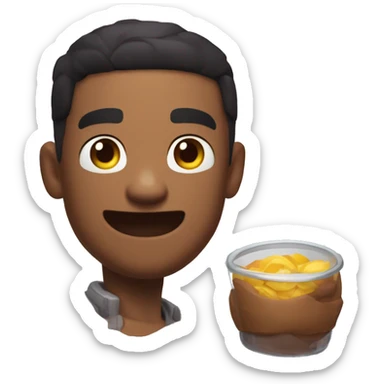 La tête de Nani Arès dans le jeu brawl stars  sticker