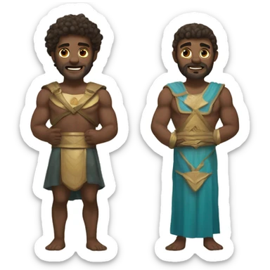 The twin brothers who are a giant demigods and sons of Poseidon sticker