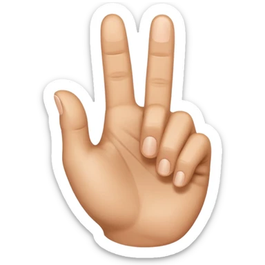 Can you do a thunbs up, but where only a small part of the top of the thumb is showing / pointing up? sticker