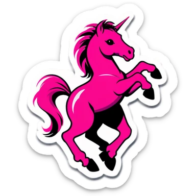 Dancing at Pink Pony Club sticker