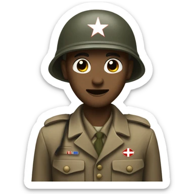 World war 2 soldier medic sticker