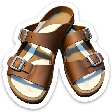 Birkenstock brown sticker