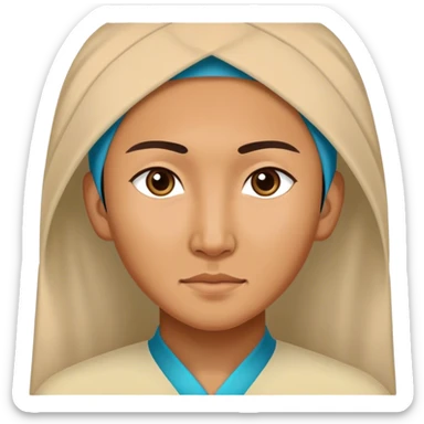 Kazakh full-length sticker