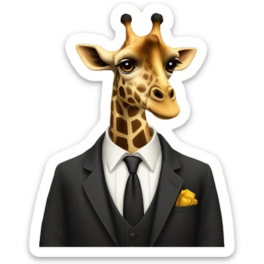 The godfather but he’s a giraffe  sticker