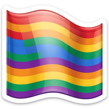 homosexual flag sticker