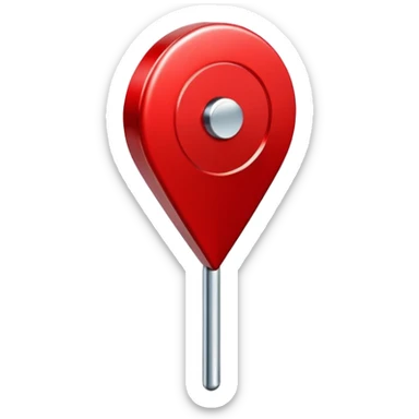 red location pin sticker
