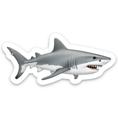 make a tiger shark sticker