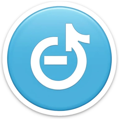 A sky-blue circle and a ☑️ With a Verified type tiktok checker symbol sticker