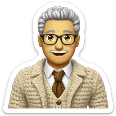 CROCHET TENUE PAR UN HOMME D'AFFAIRE sticker