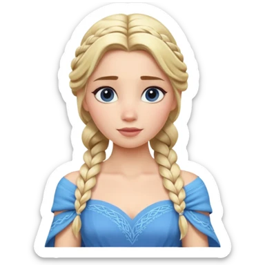 Elsa from the Frozen movie sticker