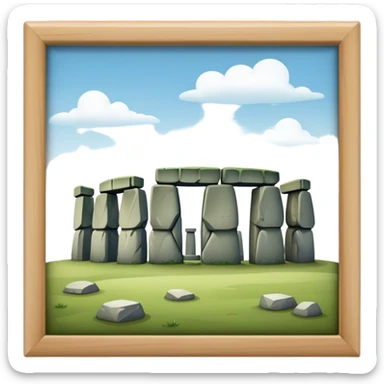 Cinematic Realistic Stonehenge Emoji sticker