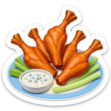 buffalo chicken wings sticker