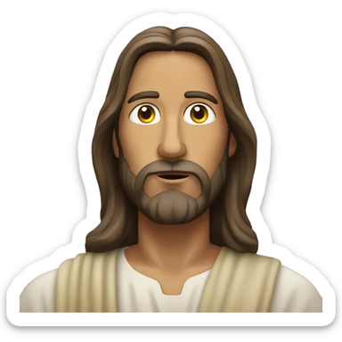 jesus christ pray sticker