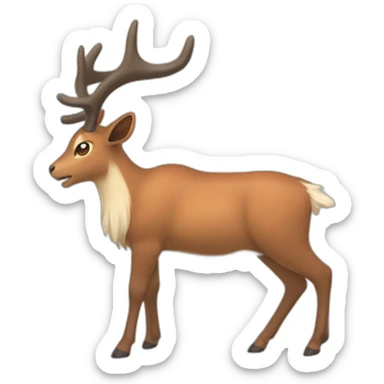 Sawsbuck pokemon sticker
