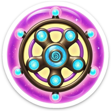 psychic triskelion glowing electrical powerful divine godly sparkly shiny glittery bioluminescent optical illusionary paranormal fidget spinner planet orb galaxy lava lamp plasma ball plasma lamp light machine thingamabob sticker