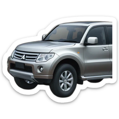 Mitsubishi pajero gen 3 sticker