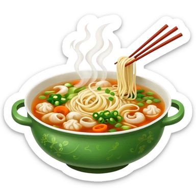 asian soup sticker
