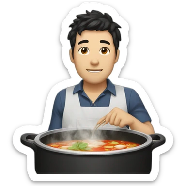 jj love hotpot sticker