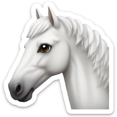 Pegaso blanco sticker