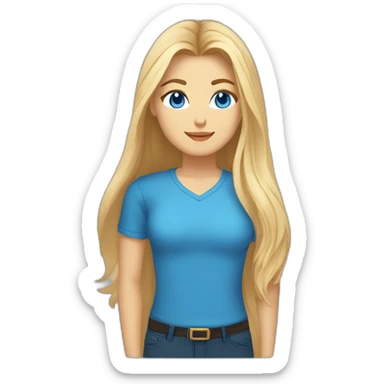 A woman with blue eyes and long blond hair, accompanied by a man dressed in a Bitcoin-themed shirt dark hair andbeard.cradle an white Siberian cat with blue eyes. sticker