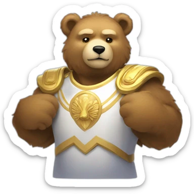 Heavenly Bear of power at the club sticker
