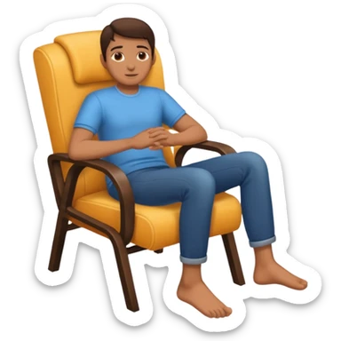 Chair hand feet sticker