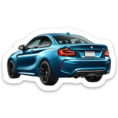 bmw cars m2 compétition 2023  sticker