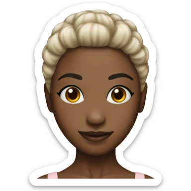 black ballerina  sticker