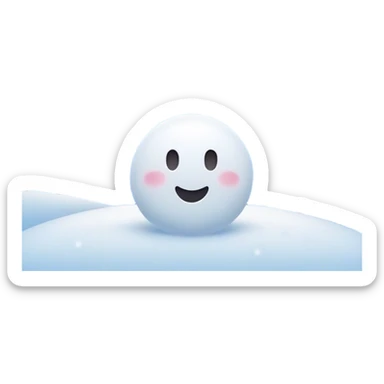 Cinematic Realistic Snow Emoji, Soft and delicate, with fluffy snowflakes drifting gently to the ground. The snow blankets the landscape in a peaceful, serene hush, creating a calm and sparkling atmosphere. Soft glowing outline, capturing the essence of tranquility, winter beauty, and crisp, clean freshness in a scene of falling snow! sticker