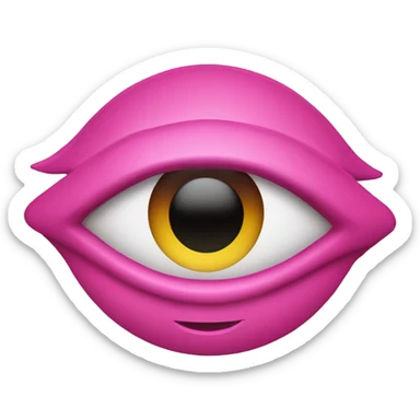 andromedan diva pink third eye sticker