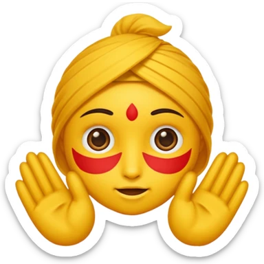 make it just have a phrase in hind sticker