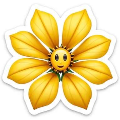 crie um emoji de lirio aranha flor sticker