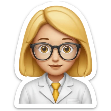 bee who's a scientist sticker