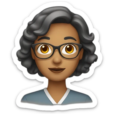 women teacher sticker