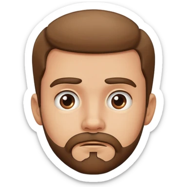 Confused boy with facial hair meme sticker