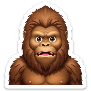 sassy the sasquatch  sticker