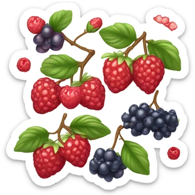 Design luxurious emojis for 'Sweet Night' packaging, blending fruity top notes, floral mid notes, and rich base notes with a dreamy, elegant aesthetic. sticker