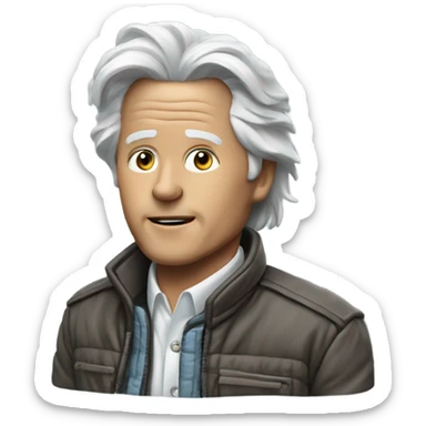 Back to the Future Doc sticker