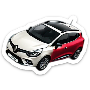 Renault clio break rouge 2019 sticker