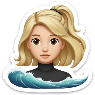 The last pictures you showed me is far from me. Her hair is too curly. I want my picture with low pony tail or big wave hair with the middle length. sticker