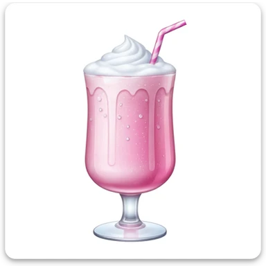 sabrina carpenter glittery pink drink with cold foam sticker