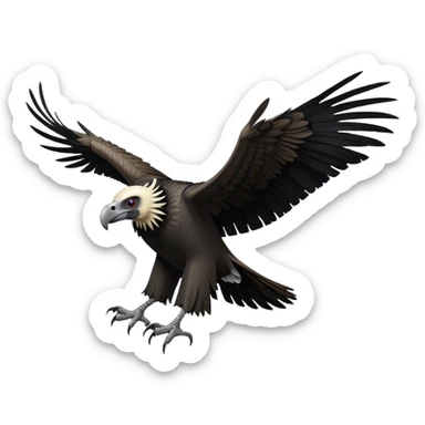 Vulture WINGS WIDE OPEN sticker