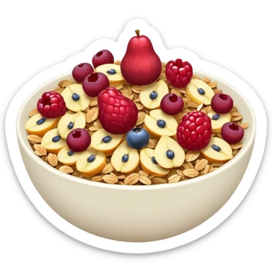 un jolie muesli au fruits rouges sticker